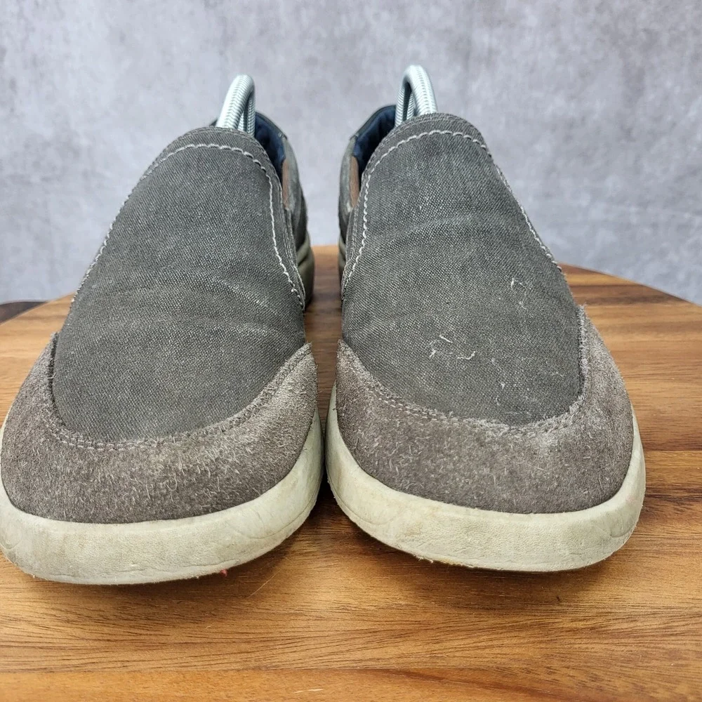 Dockers Sneakers‎ Mens 9.5 M Gray Suede Leather Loafers Slip On Shoes  Cahill